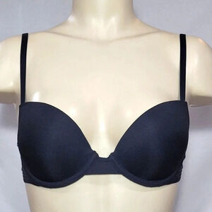 34D Maidenform Self Expressions Essential Push Up Bra Black NWT